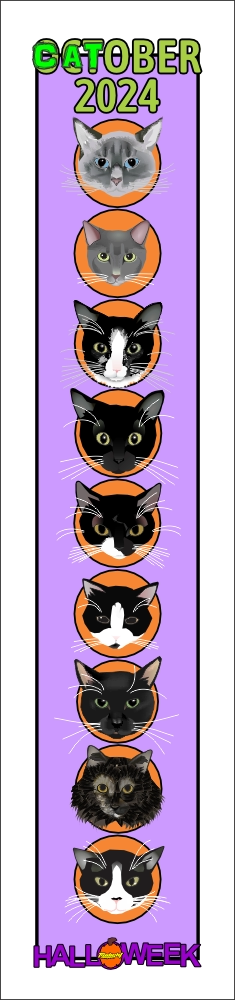 Catober Bookmark