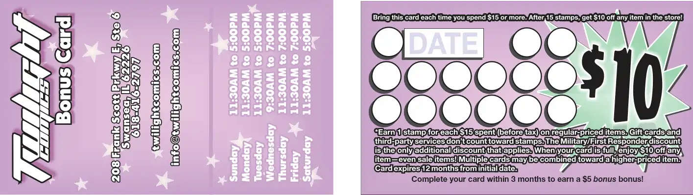 Bonus Card 2025