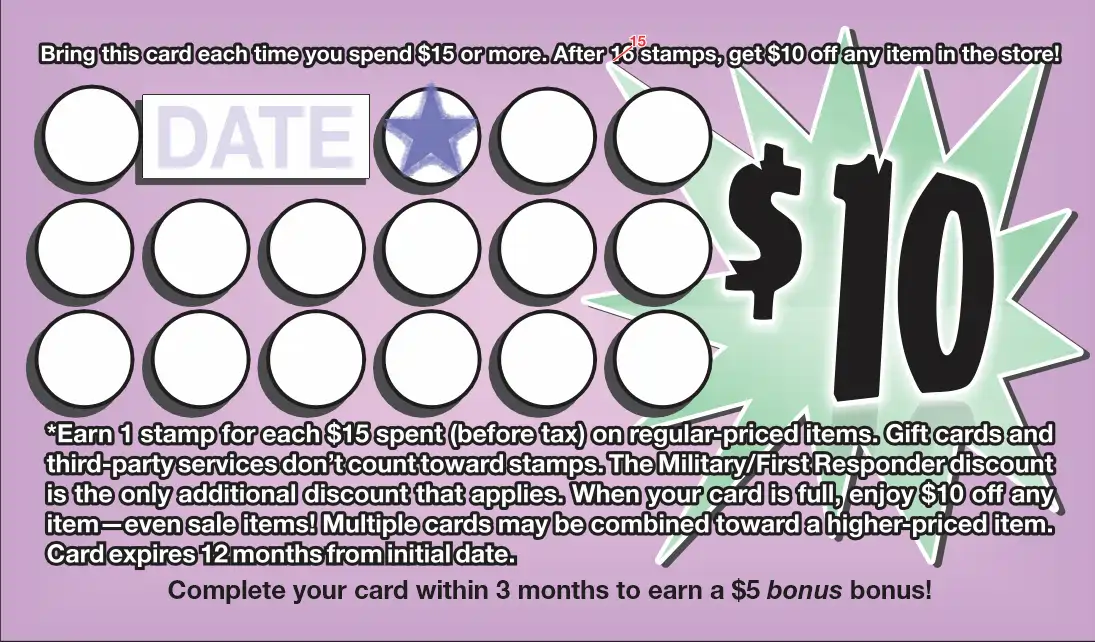 2026 Bonus Card Back