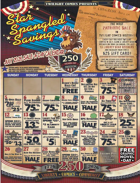 July 2026 Calendar 8.5x11
